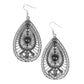 Just Dropping By - Black - Paparazzi Earring Image