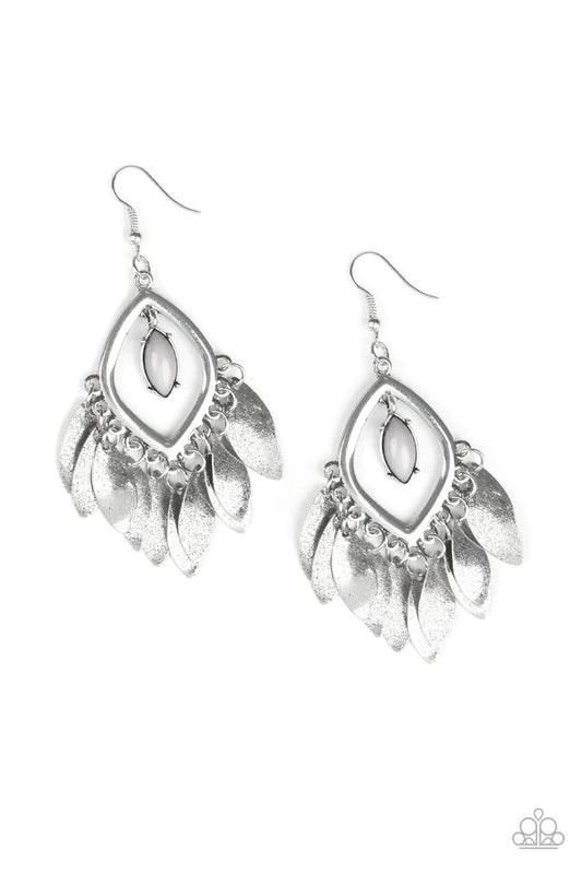 Paparazzi Earring ~ Sunset Soul - Silver