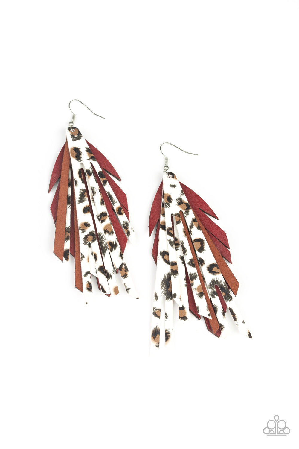 Paparazzi Earring ~ Untamable - Red