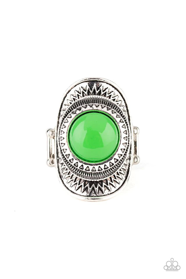 Paparazzi Ring ~ Sunny Sensations - Green