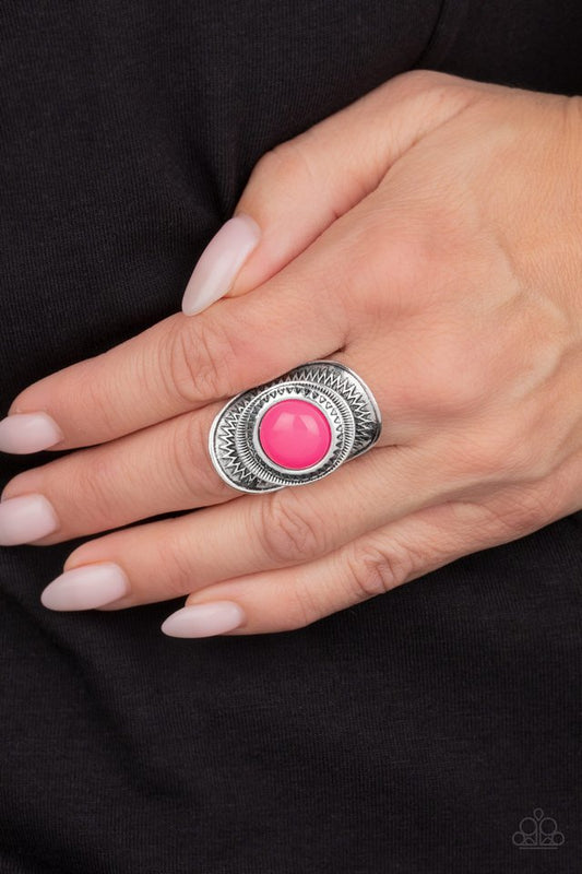 Sunny Sensations - Pink - Paparazzi Ring Image