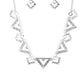 Giza Goals - Silver - Paparazzi Necklace Image