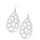 Reshaped Radiance - Silver - Paparazzi Earring Image