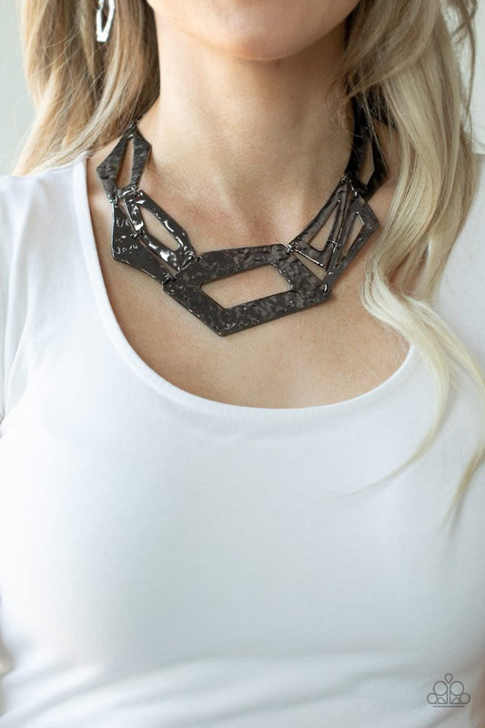 Break The Mold - Black - Paparazzi Necklace Image