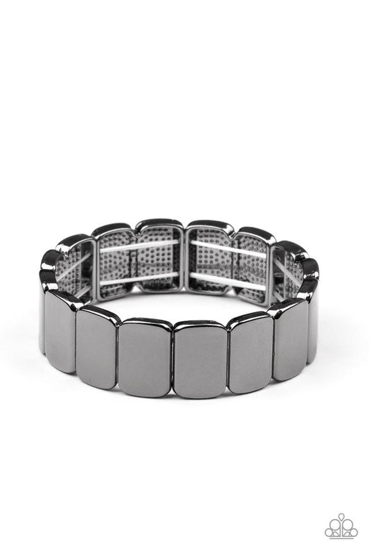 Retro Effect - Black - Paparazzi Bracelet Image