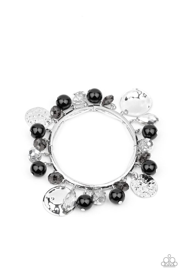Charming Treasure - Black - Paparazzi Bracelet Image