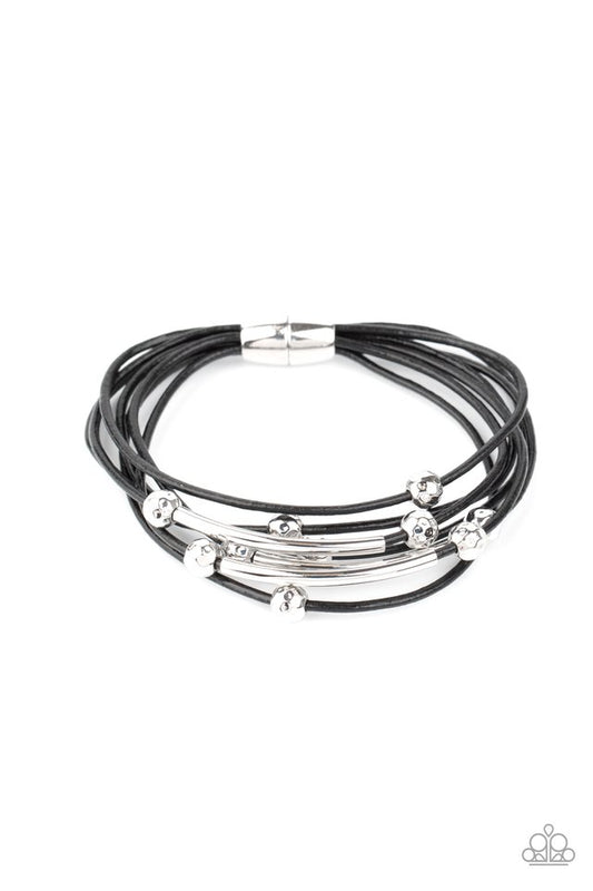 Magnetically Modern - Black - Paparazzi Bracelet Image