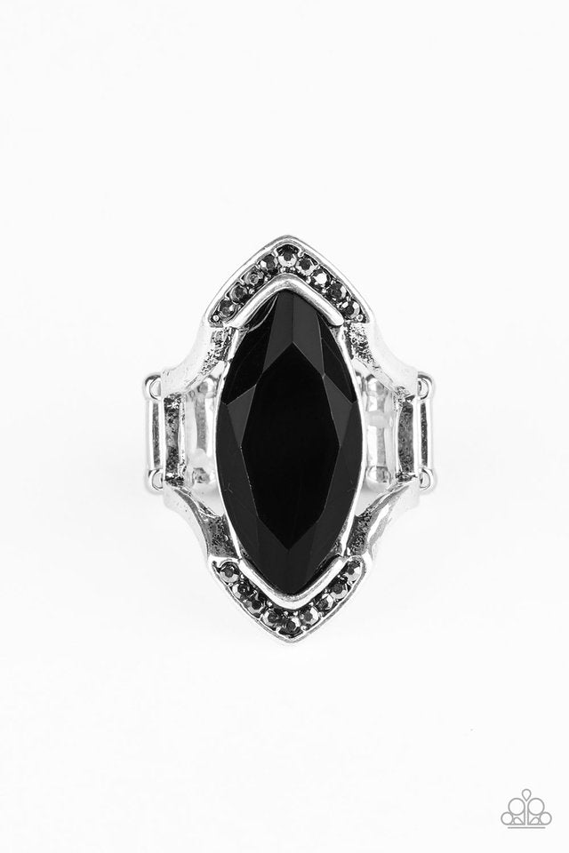 Leading Luster - Black - Paparazzi Ring Image