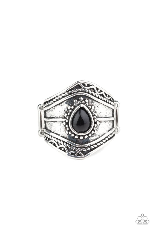 Tribe Mode - Black - Paparazzi Ring Image