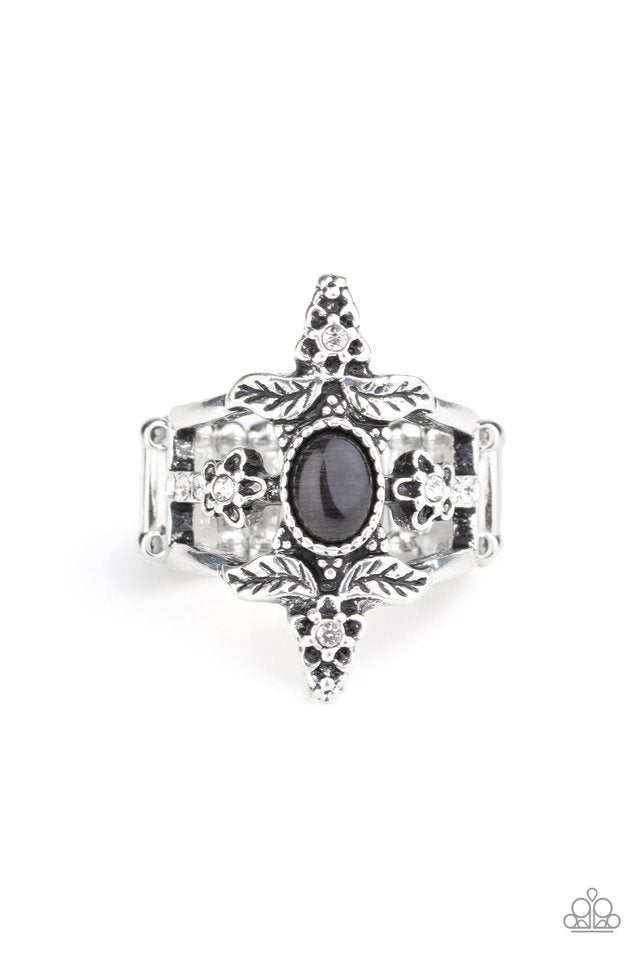 Fleur de Fancy - Black - Paparazzi Ring Image