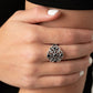 One DAISY At A Time - Black - Paparazzi Ring Image