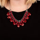 Endless Effervescence - Red - Paparazzi Necklace Image