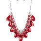 Endless Effervescence - Red - Paparazzi Necklace Image