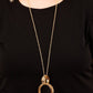 My Ears Are Ringing - Gold - Paparazzi Necklace Image