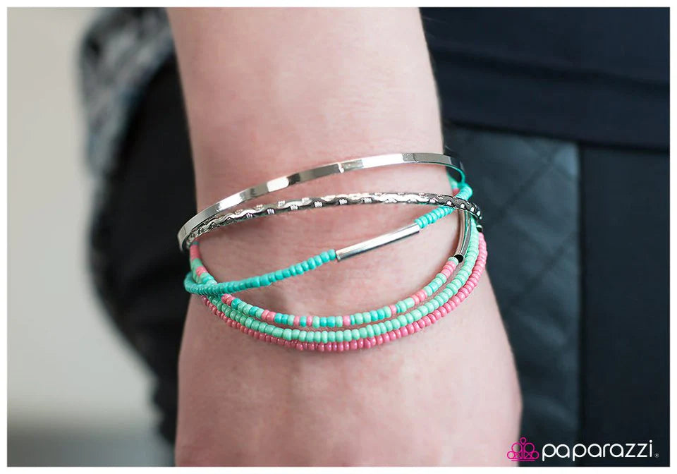 Pulsera Paparazzi ~ Calypso - Multicolor