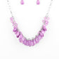 Paparazzi Necklace ~ Colorfully Clustered - Purple