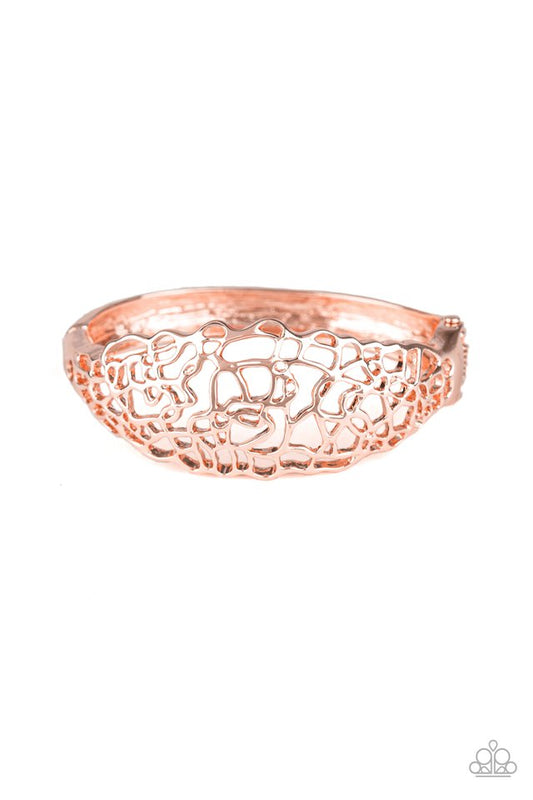 Airy Asymmetry - Rose Gold - Paparazzi Bracelet Image