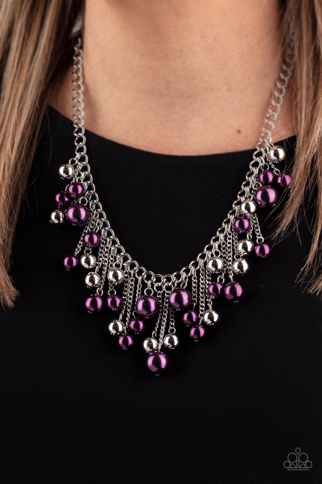 City Celebrity - Purple - Paparazzi Necklace Image