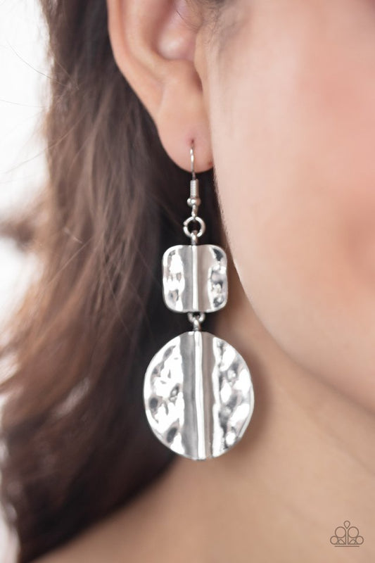 Lure Allure - Silver - Paparazzi Earring Image