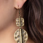 Lure Allure - Brass - Paparazzi Earring Image