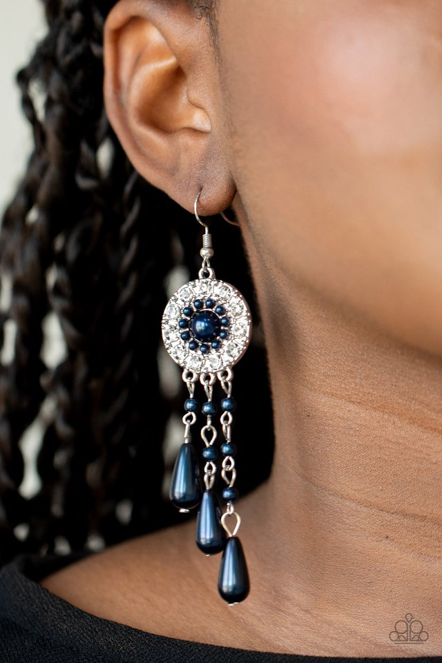 Dreams Can Come True - Blue - Paparazzi Earring Image