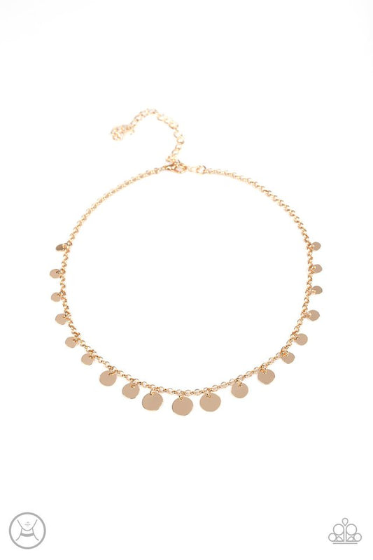 Minimal Magic - Gold - Paparazzi Necklace Image