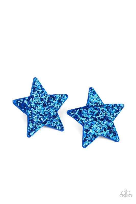 Paparazzi Hair Accessories ~ Star-Spangled Superstar - Blue