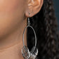 Halo Effect - Black - Paparazzi Earring Image