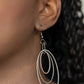 Shimmer Surge - Black - Paparazzi Earring Image