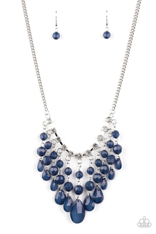 Social Network - Blue - Paparazzi Necklace Image