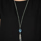 Fringe Flavor - Blue - Paparazzi Necklace Image