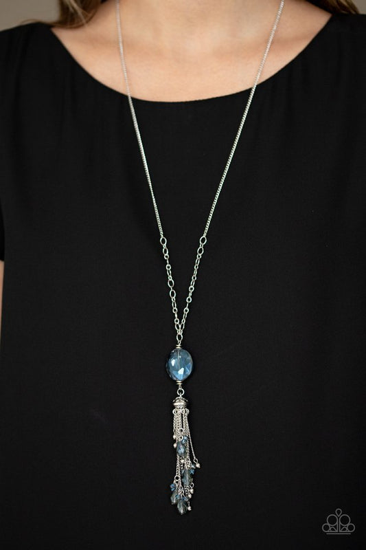 Fringe Flavor - Blue - Paparazzi Necklace Image