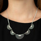 Fanned Out Fashion - Silver - Paparazzi Necklace Image