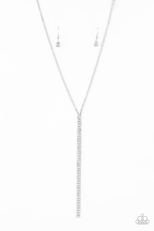 Inner STARLIGHT - White - Paparazzi Necklace Image