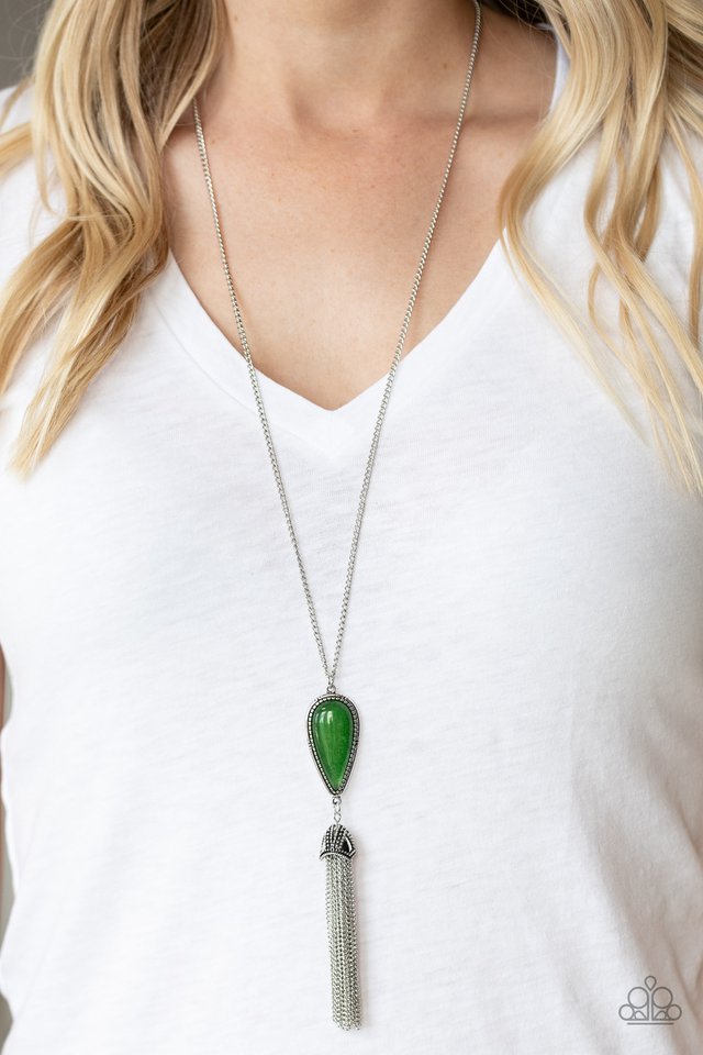 Zen Generation - Green - Paparazzi Necklace Image