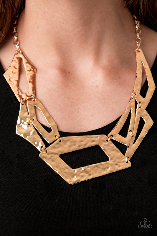Paparazzi Necklace ~ Break The Mold - Gold
