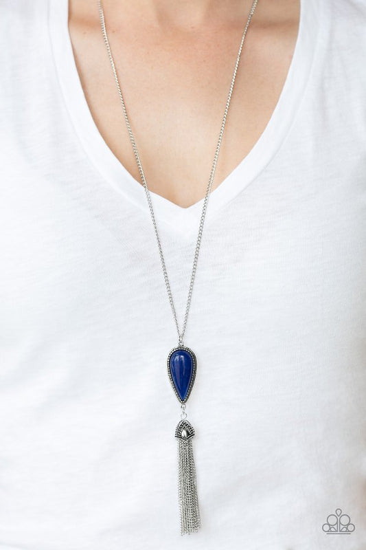 Zen Generation - Blue - Paparazzi Necklace Image