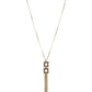 Times Square Stunner - Brass - Paparazzi Necklace Image