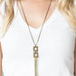 Times Square Stunner - Brass - Paparazzi Necklace Image
