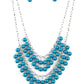Bubbly Boardwalk - Blue - Paparazzi Necklace Image