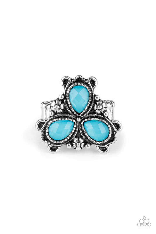 Paparazzi Ring ~ Ambrosial Garden - Blue