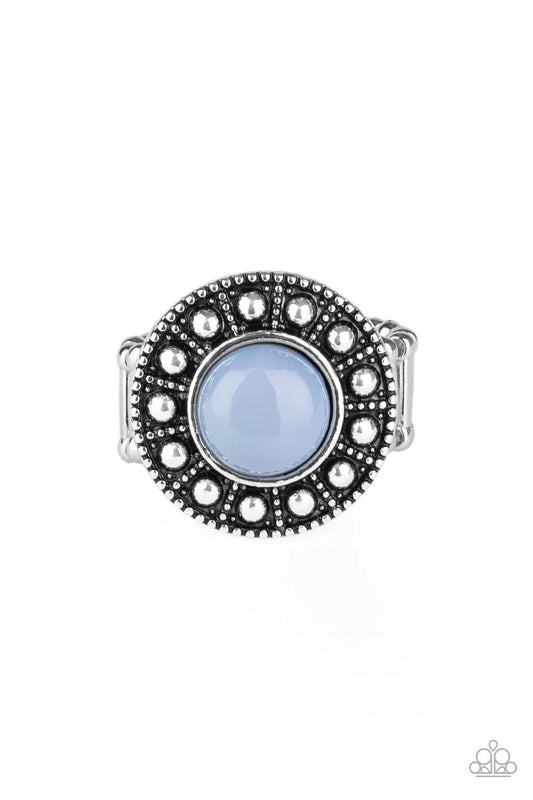 Anillo Paparazzi ~ Cofre del tesoro brillante - Azul