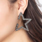 Star Player - Silver - Paparazzi Earring Image