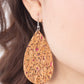 Paparazzi Earring ~ CORK It Over - Pink