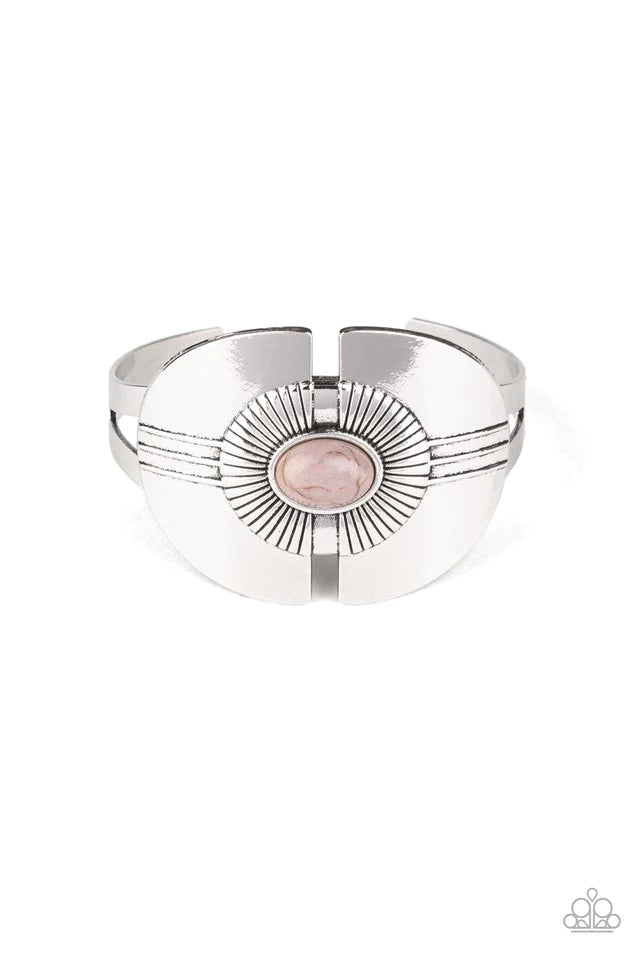 Pulsera Paparazzi ~ Canyon Couture - Plata