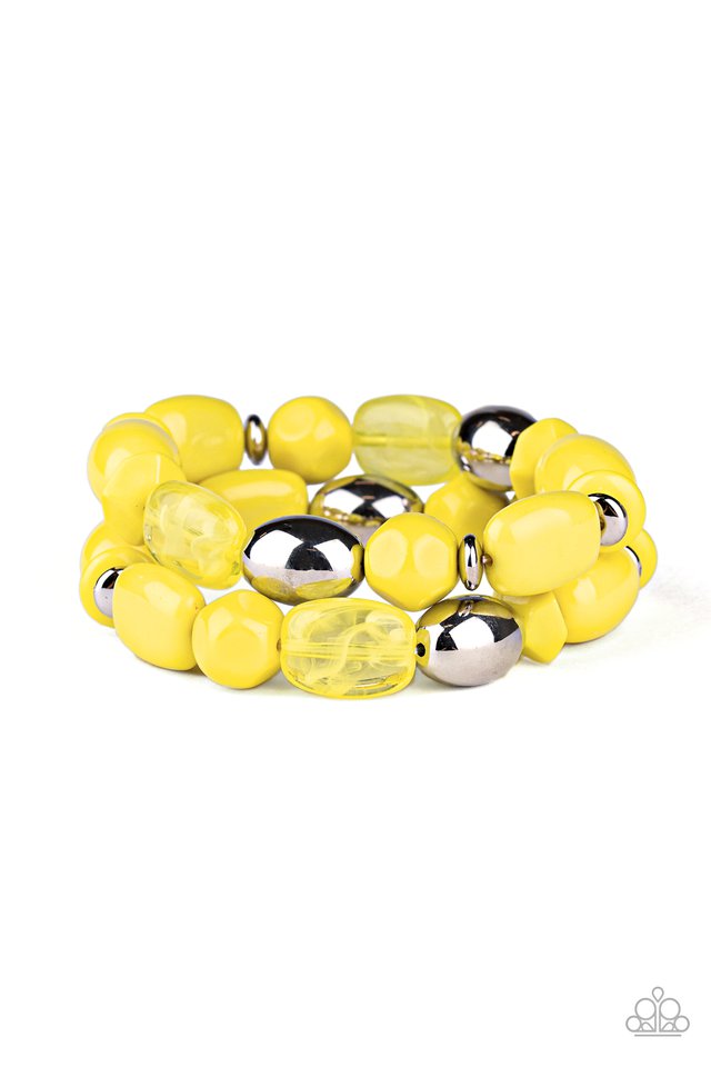 Pulsera Paparazzi ~ Sabor afrutado - Amarillo