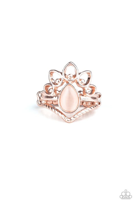 Serene Scene - Rose Gold - Paparazzi Ring Image