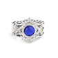 Decadently Dreamy - Blue - Paparazzi Ring Image