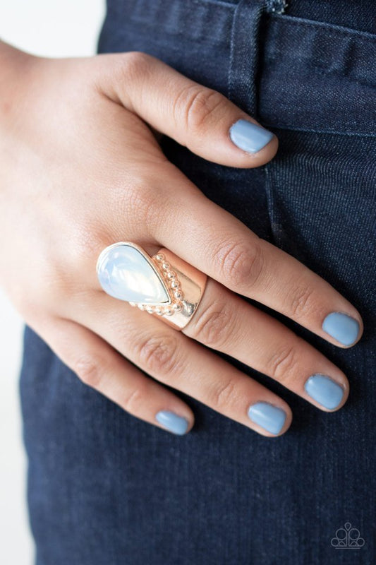 Opal Mist - Rose Gold - Paparazzi Ring Image