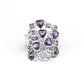 Glitter Flirt - Purple - Paparazzi Ring Image